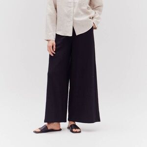 Gauze Wide Leg Pant